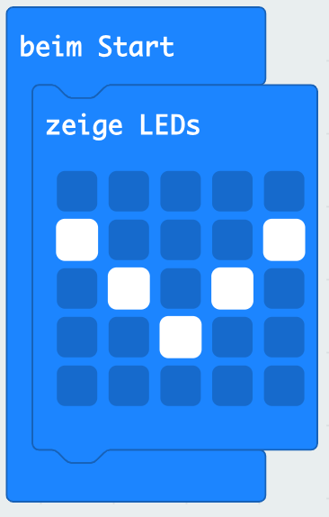 start zeige leds